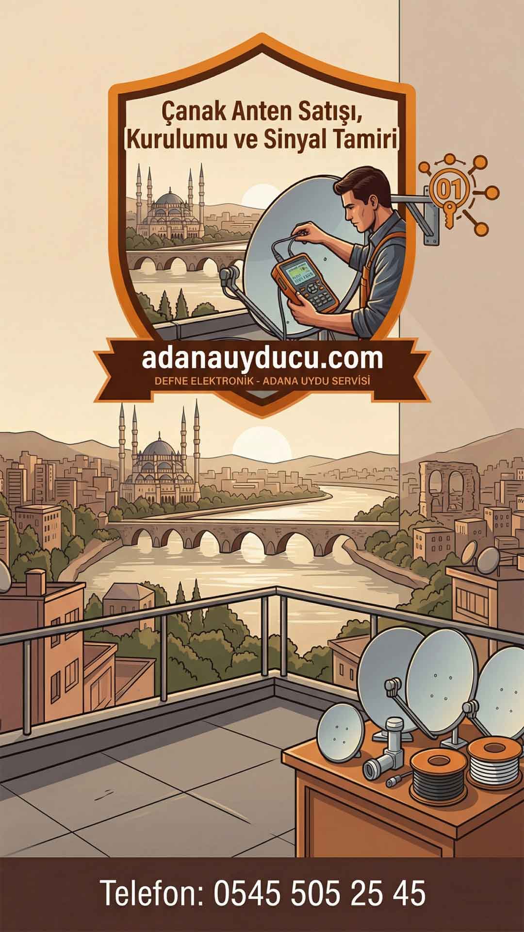 Adana Çanak Anten Satışı ve Montajı